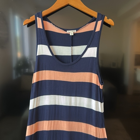 GAP Sleeveless Striped Maxi Tank Dress Size S - Picture 4 of 9